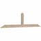 Ekena Millwork Portland Smooth Timber Gable Bracket, Douglas Fir, 72"W x 18"H x 1 1/2"D x 3 1/2"F, 6/12 Pitch GBW072X18X0204POR00SDF - alternate 4